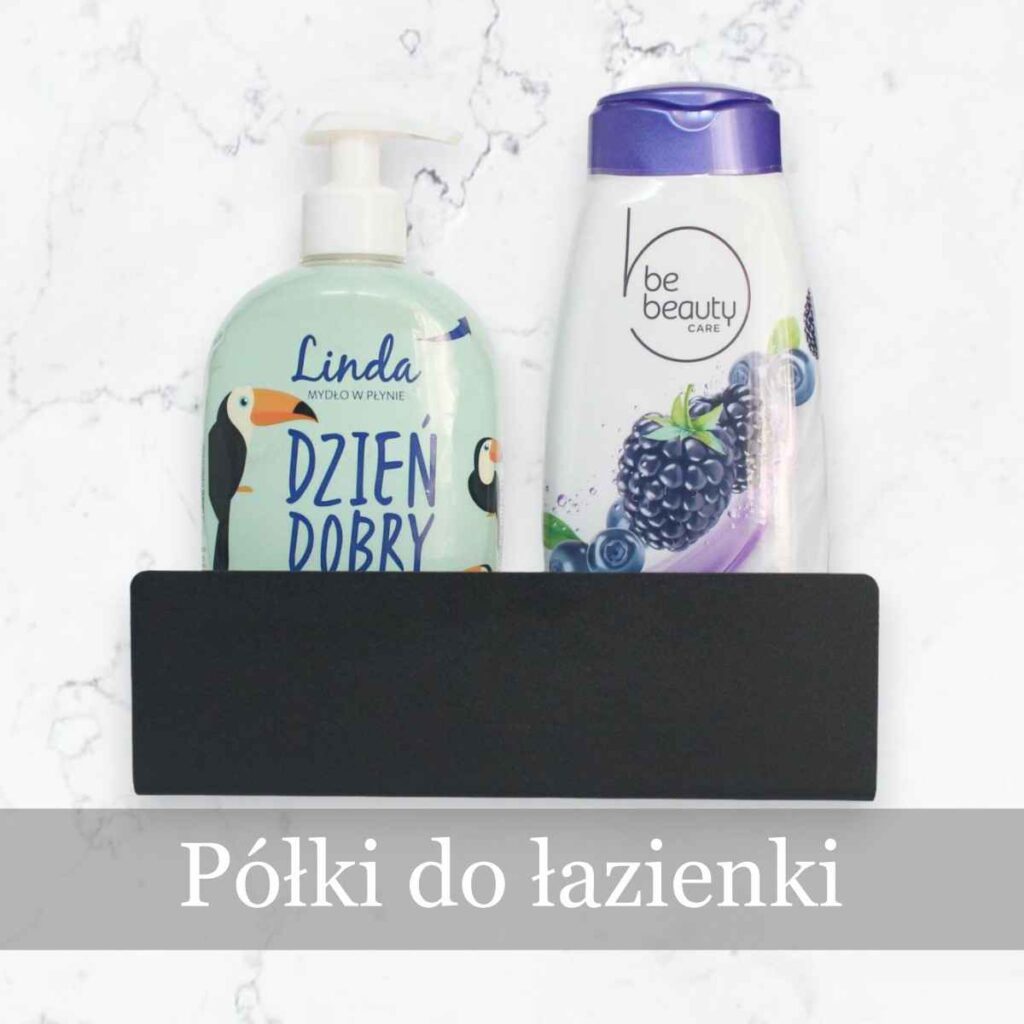 półki metalowe do łazienki