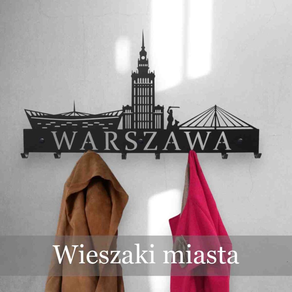 wieszaki do przedpokoju metalowe