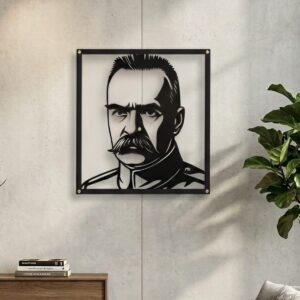Metalowy obraz Józef Piłsudski