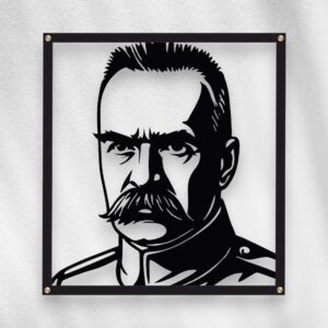 Ścienny Metalowy obraz Józef Piłsudski