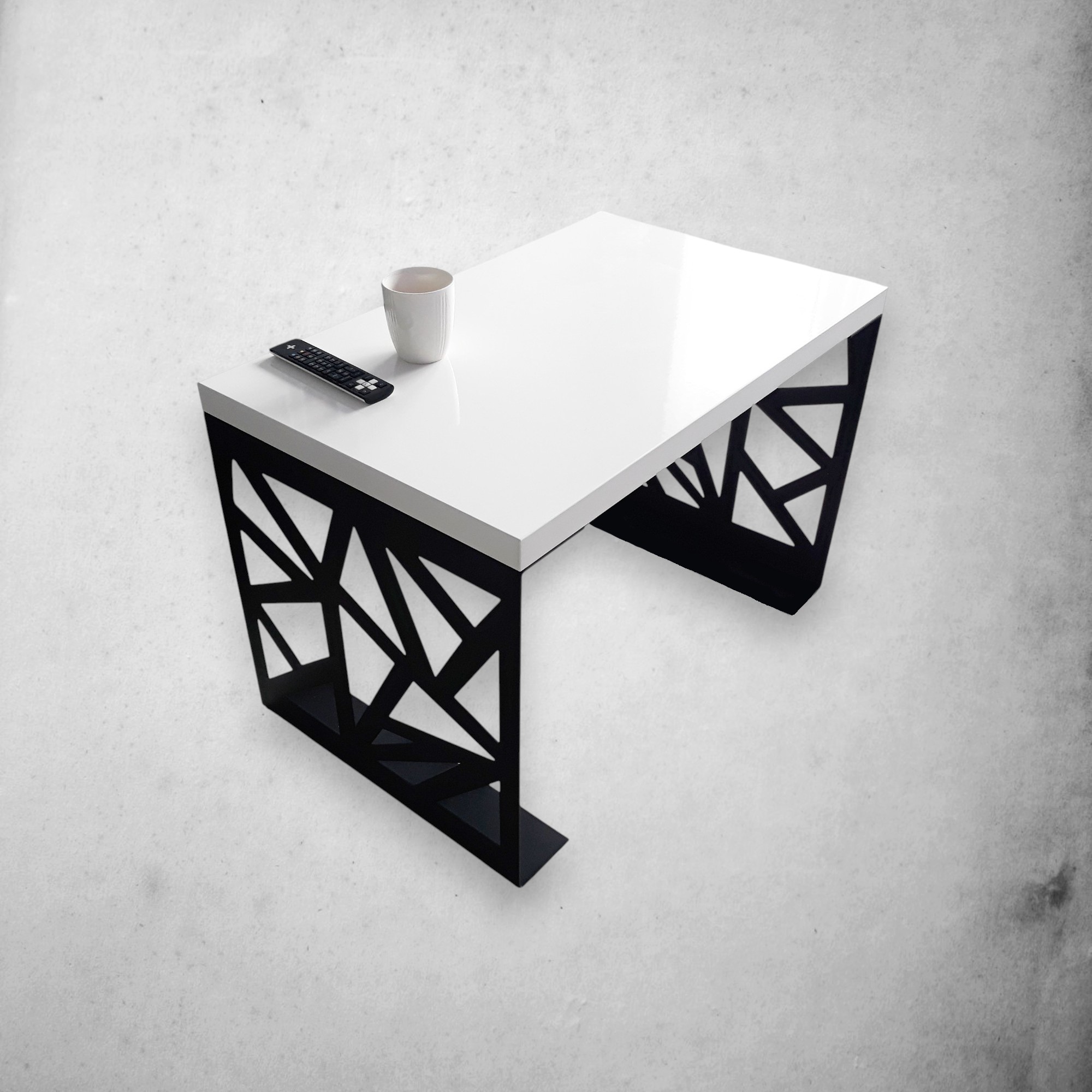 Metalowy Nowoczesny stolik kawowy